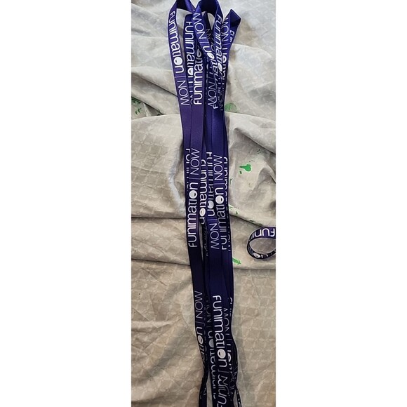 FunimationNOW Purple Anime Lanyard Convention Promo Swag Badge Holder - Picture 1 of 4